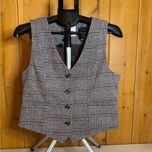 Elodie Brown Polyester Vest